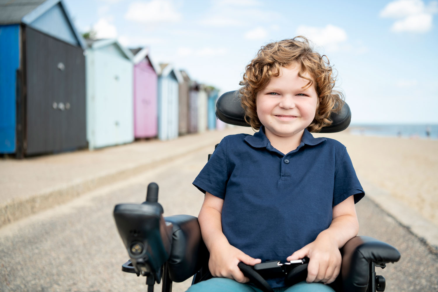 Photo of little boy on the chair